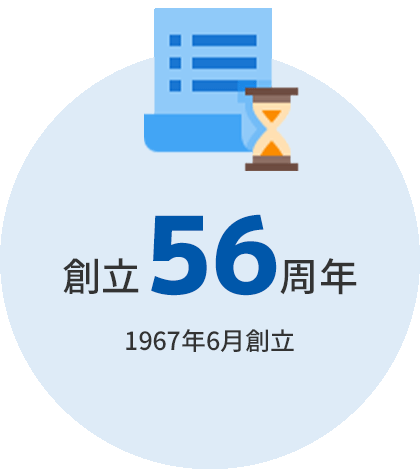 創立56周年（1967年6月創立）